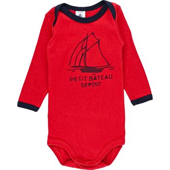 Body à manches longues 6 mois en coton Petit Bateau