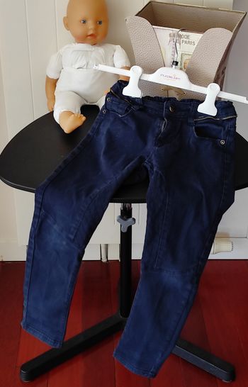 Jean skinny fille – 9 ans – bleu marine