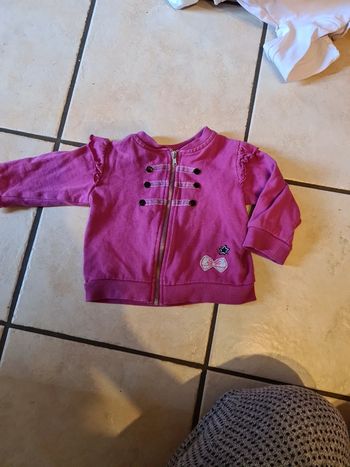 Gilet à zip 6 mois influx