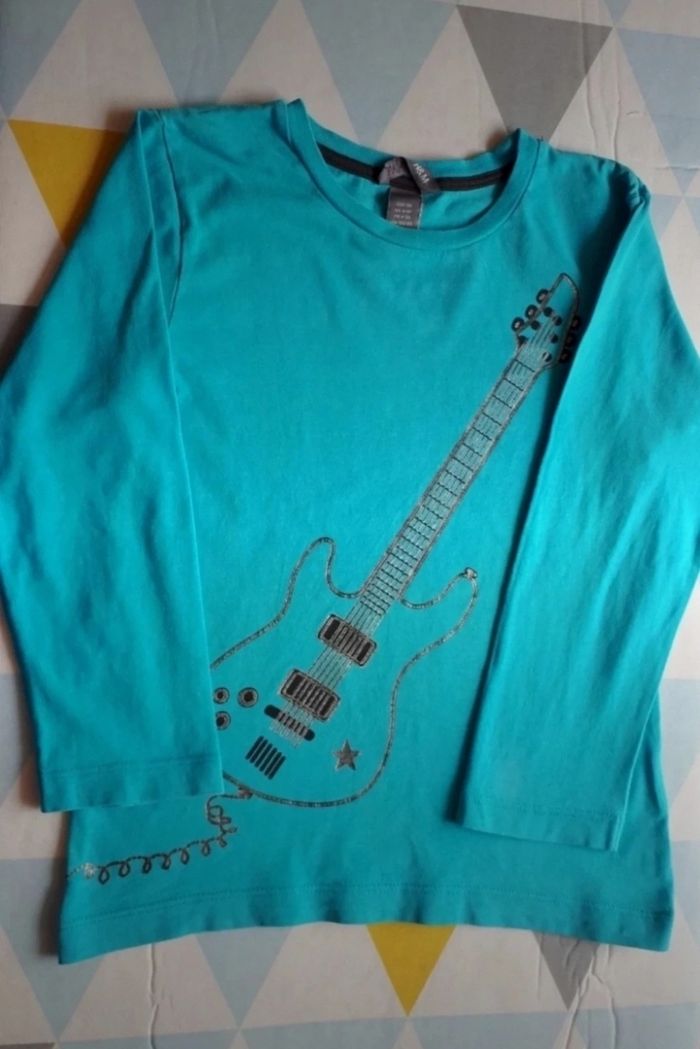 💎 Sublime Tshirt turquoise (5 ans) 💎 - photo numéro 6