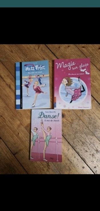 3 romans sur la danse / patins à glace