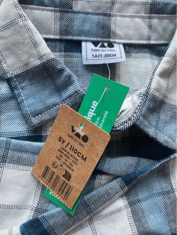 Chemise 5 ans garçon tape à l’oeil