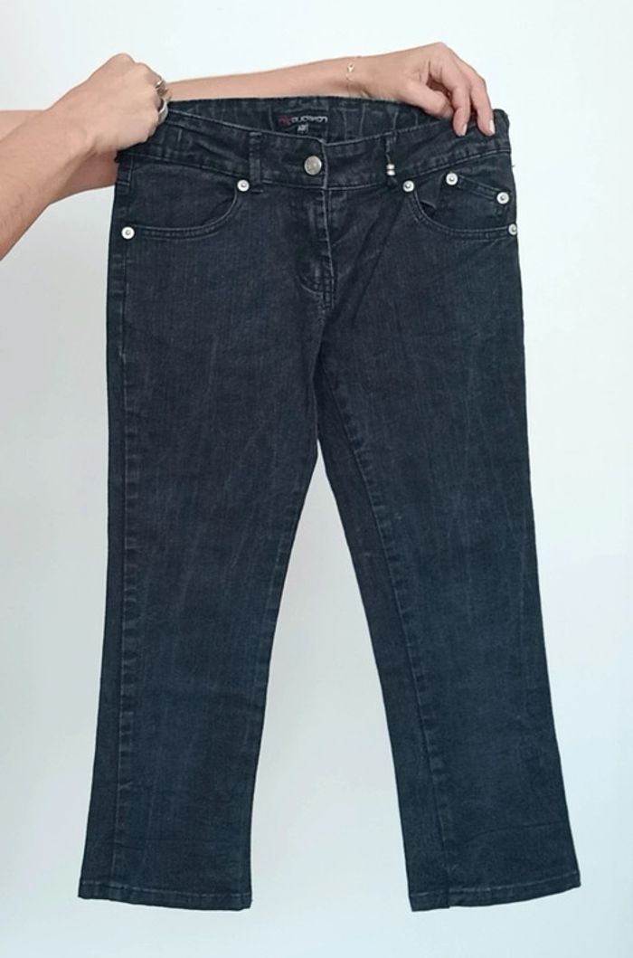 Pantacourt jeans noir 16 ans