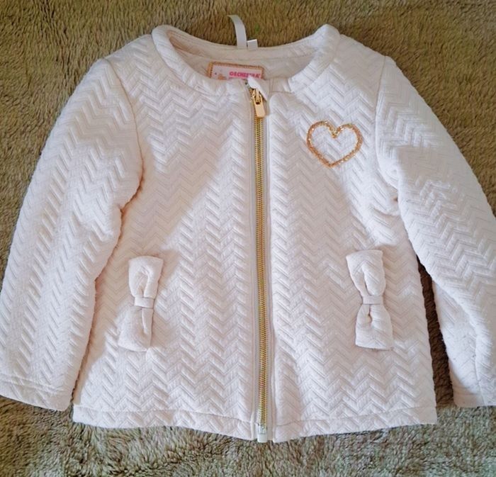Lot gilet épais bébé fille