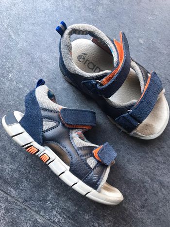 Sandales garçon taille 24 bleu marine