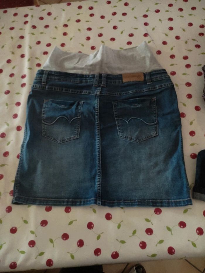 Jupe jeans maternité t40 - photo numéro 2