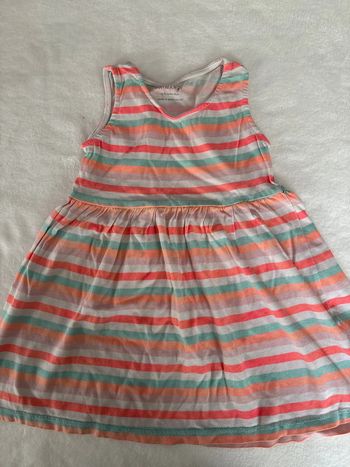 Robe rayures coloré 18 mois