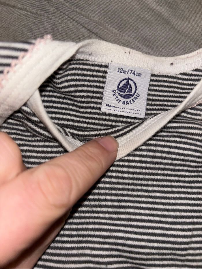 Body manches longues petit bateau - photo numéro 2