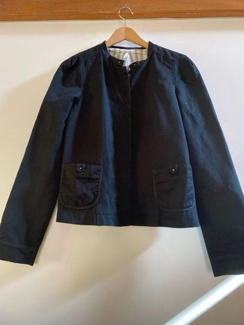 Veste noire doublée Chattawak taille 36 38 40 vintage