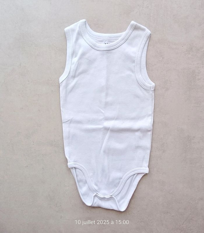 Lot de 2 bodies manches courtes mixtes - 36 mois - photo numéro 2