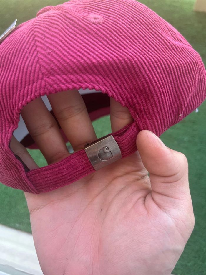 Casquette carhartt bordeaux - photo numéro 3