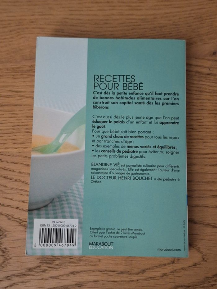 Livre de cuisine bébé - photo numéro 2