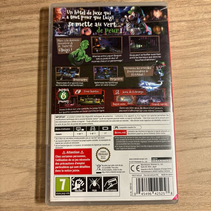 Luigi Mansion 3 switch - photo numéro 3