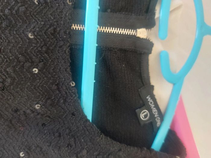 Robe noir strass sequins 40 - photo numéro 5