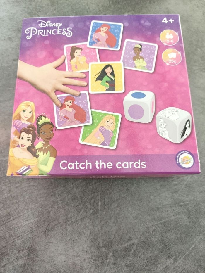Jeu attrape carte Disney Princess