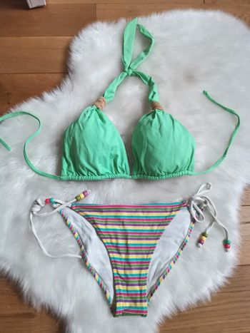 Ensemble bikini maillot de bain 2 pièces Vintage