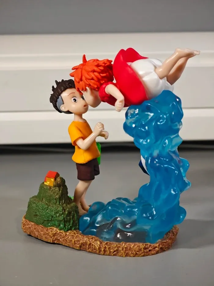 Figurine Ponyo sur la falaise 14cm neuve avec boîte - photo numéro 5