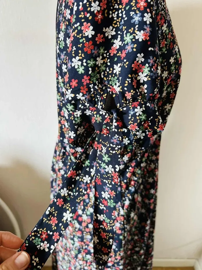🌺🌿Jolie robe champêtre 38/40 motif liberty cottagecore bohemian floral dress🌸🌿 - photo numéro 18