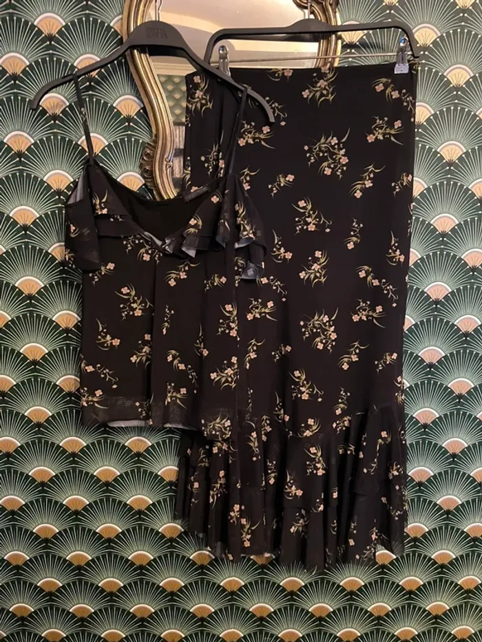 Ensemble jupe  femme Zara, collection 2025, taille L/XL