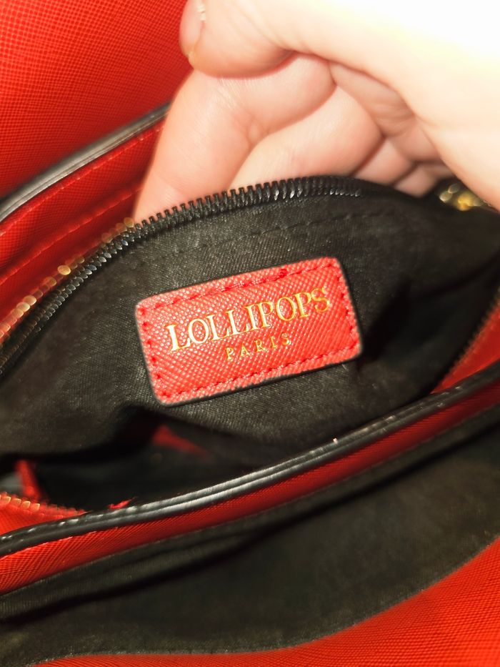 👜 Sac Lollipops – Rouge, clouté – Taille moyenne - photo numéro 7