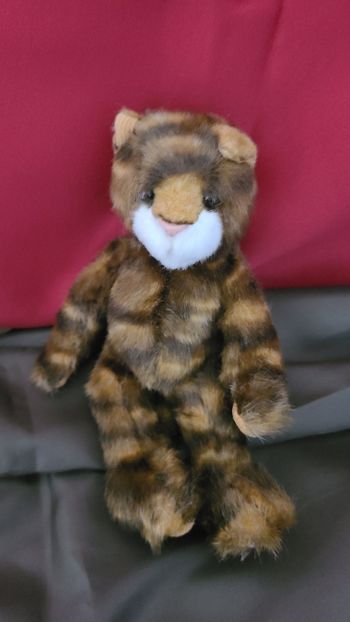 Peluche vintage chat Russ Tabatha