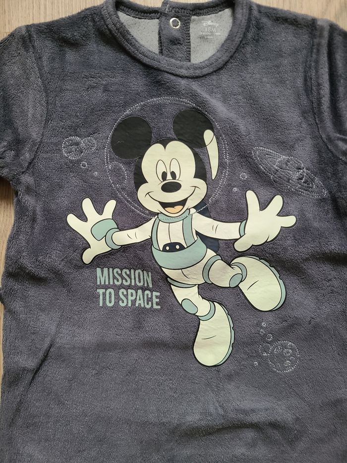 Pyjama grenouillère 18 mois Mickey - photo numéro 3