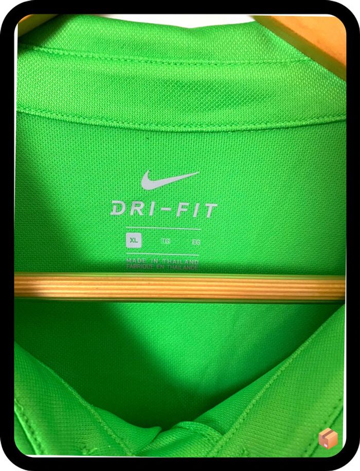 Polo Nike rétro – Vert – Taille XL – Homme - photo numéro 4