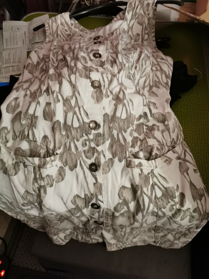 Robe longueur genou, boutonnée, 2 poches - photo numéro 4