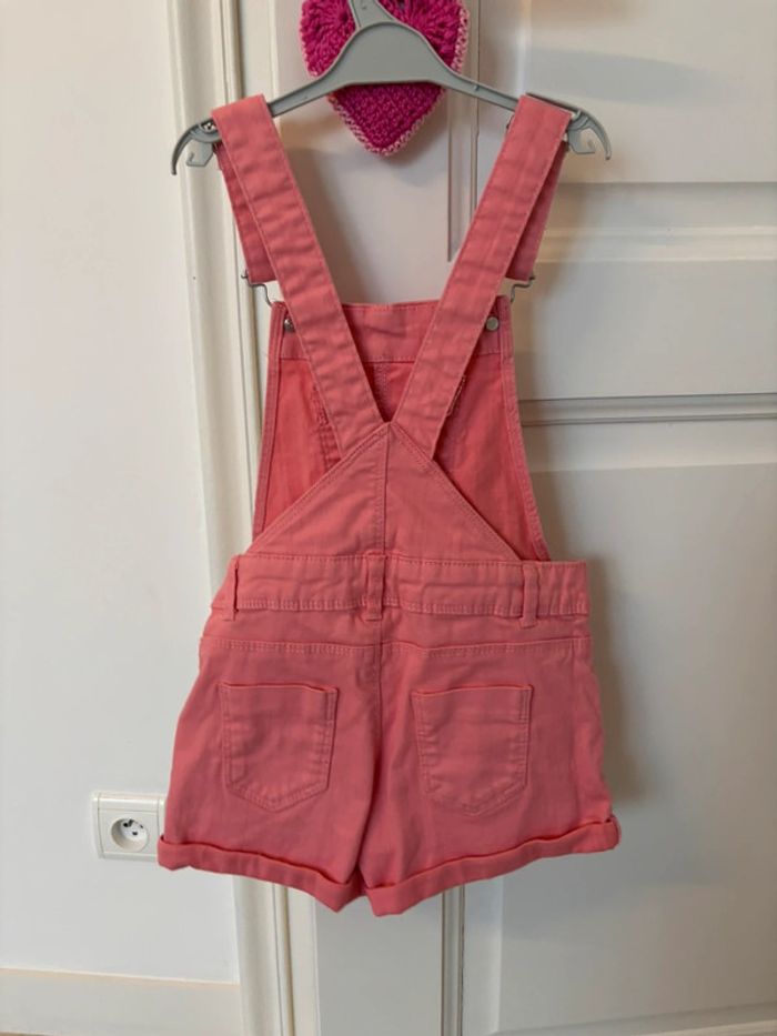 Combishort jeans rose - photo numéro 2