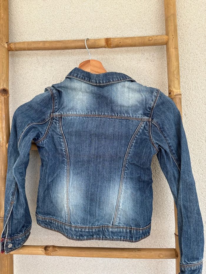 Veste en jean boutons pression - photo numéro 7