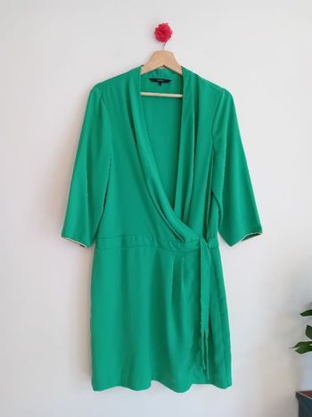 Robe habillée manches 3 quart finition galon doré Vero Moda Taille 42