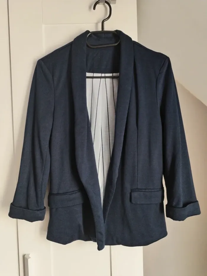 Veste tailleur bleue marine