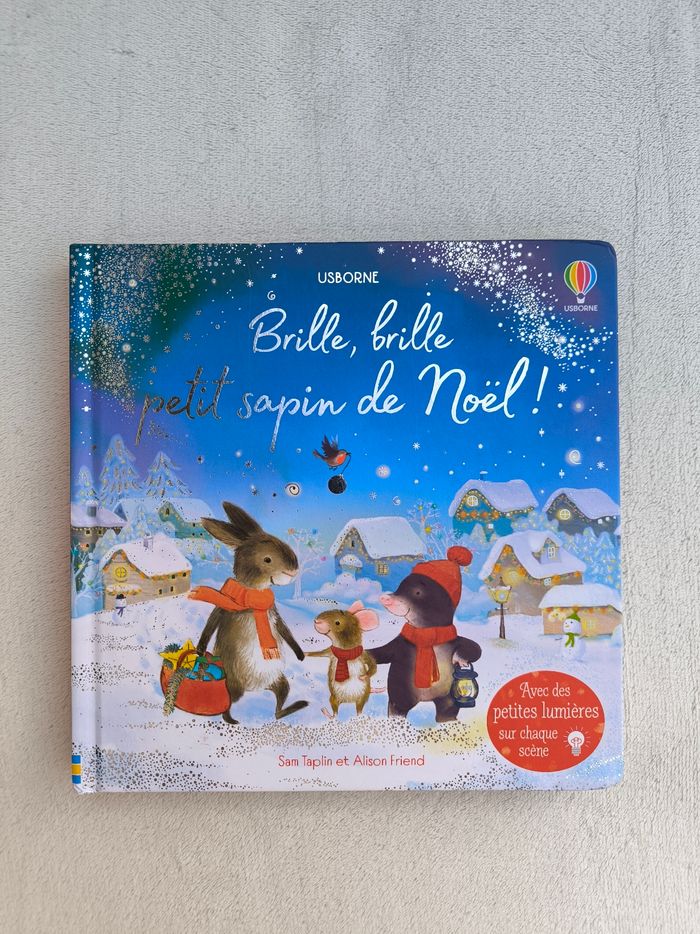 Livre Brille, brille petit sapin de Noël Usborne - photo numéro 2
