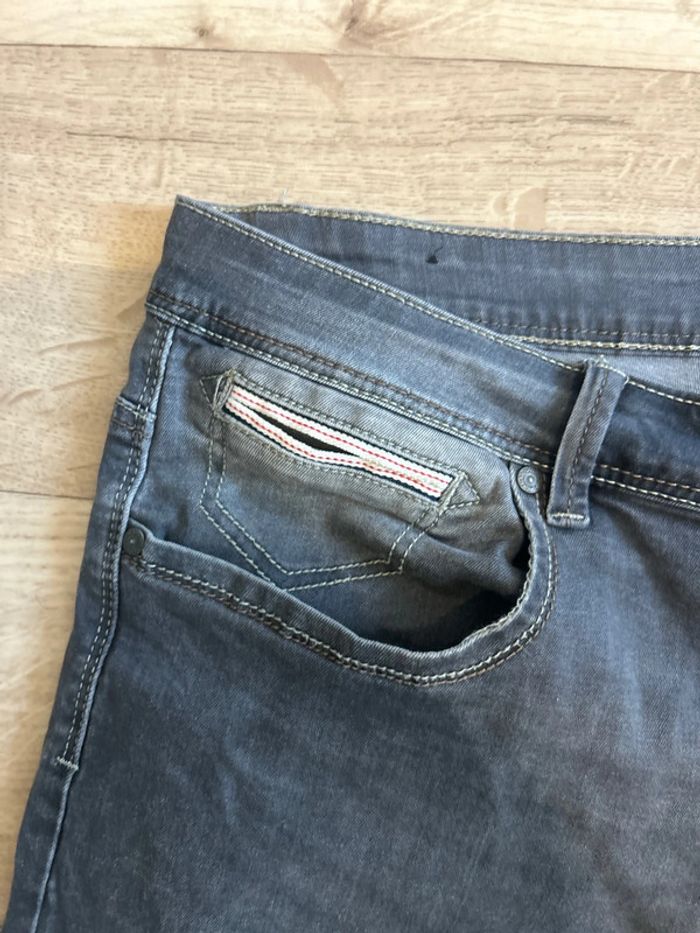 Short en jean long gris foncé 36 - photo numéro 3