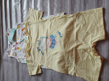 lot 2 barboteuse combishort fille tex baby 74 cm 12 mois 