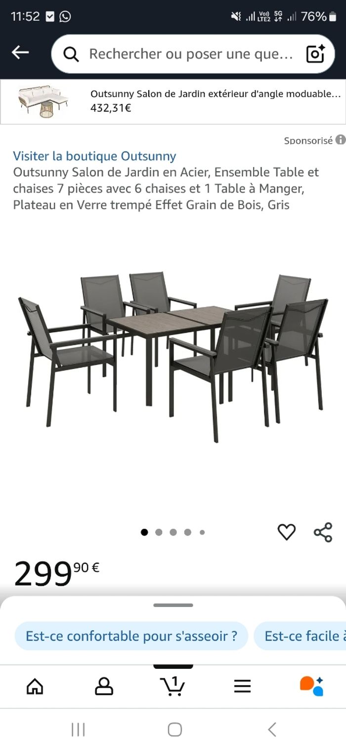 Salon de jardin - photo numéro 6