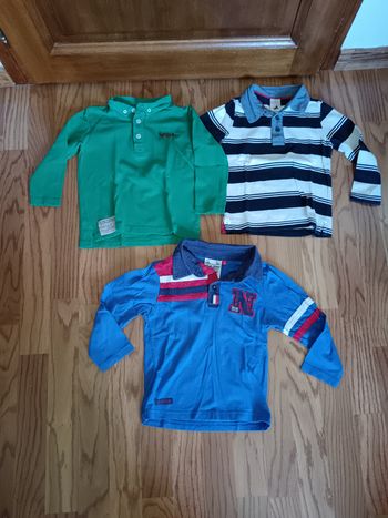 Lot polos ML 3 ans TAO etc