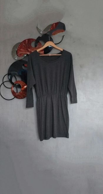 Robe casual grise La Halle