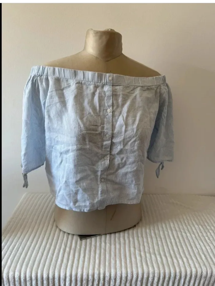 Top épaules dénudées Bershka - Taille M