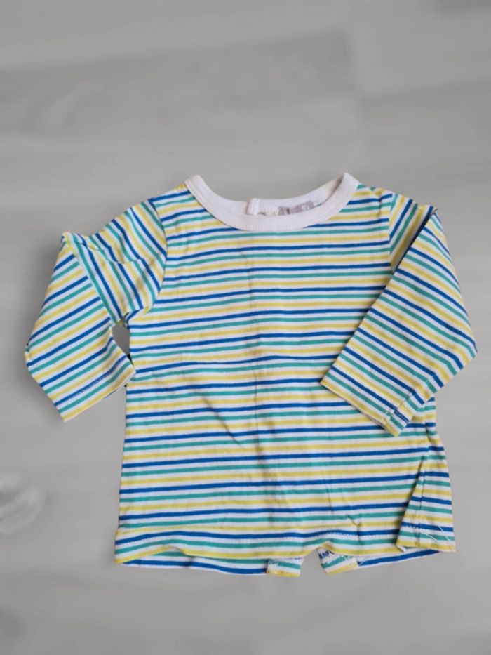 Ensemble garçon salopette velours t-shirt manches longues - photo numéro 7