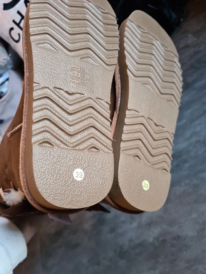 Bottines suédine marron - photo numéro 7