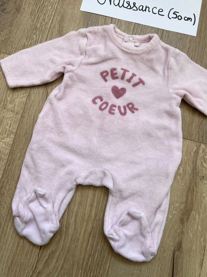 Pyjama petit cœur orchestra naissance - photo numéro 3