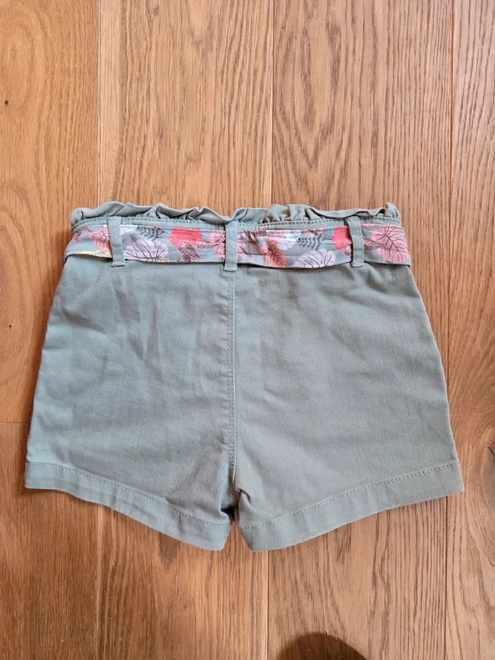 Short jeans kaki corail 8 ans - photo numéro 4