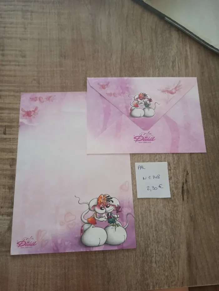 Papier à lettre Diddl 148 2,30€