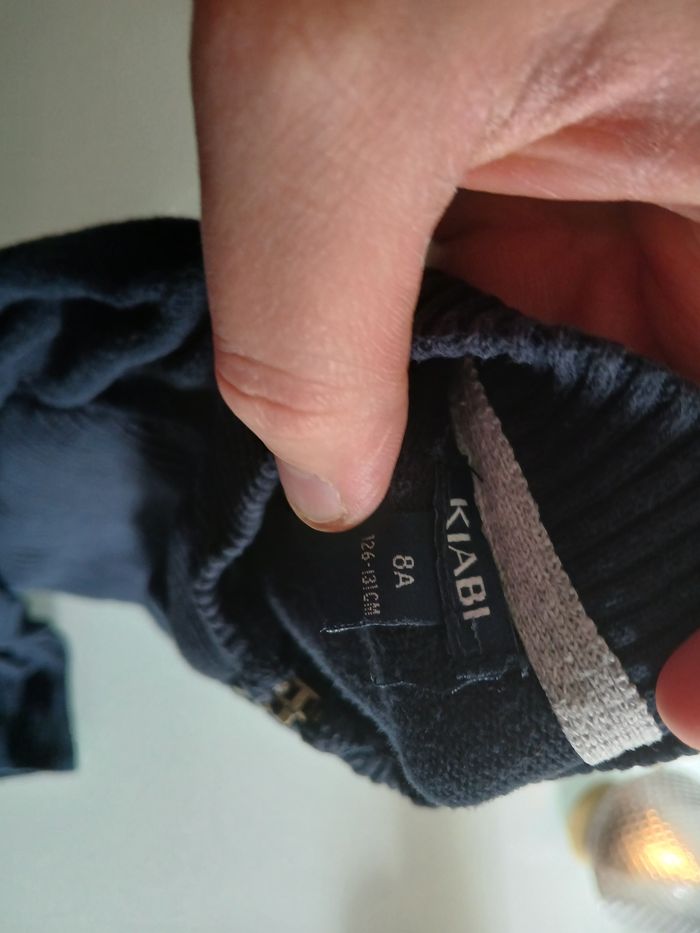 GILET ZIPPE MARINE KIABI - photo numéro 4