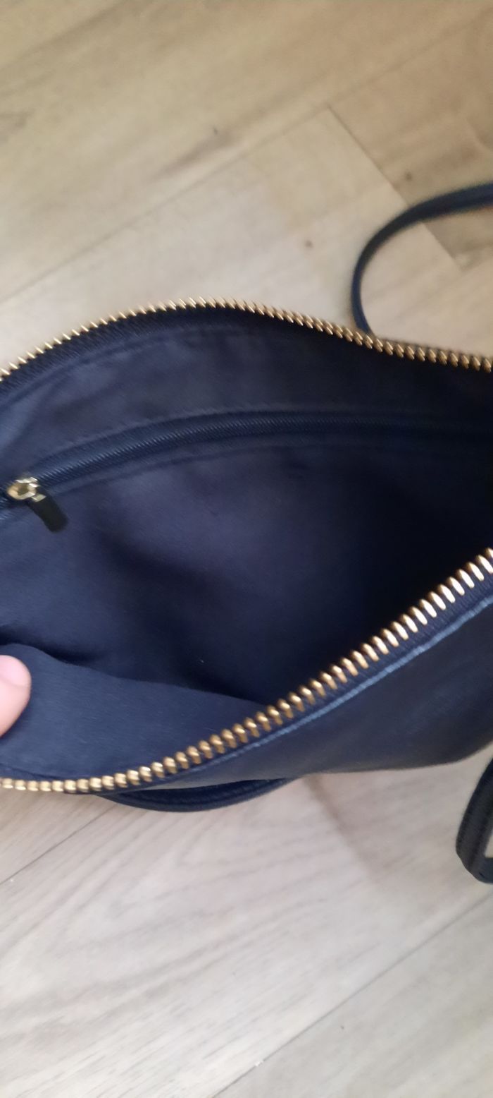 Sac à main bandoulière en cuire noir - photo numéro 6