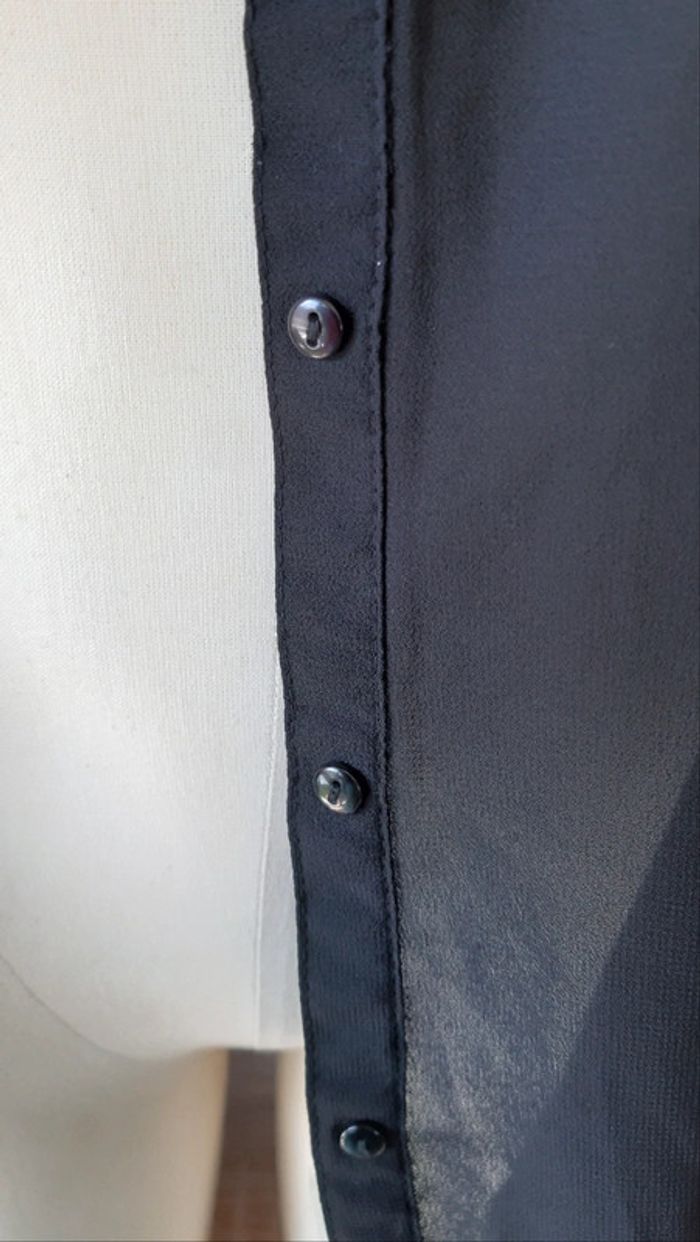 🟡 Chemise transparente taille M. #alexegfemmeM - photo numéro 3