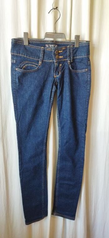 Jean double boutonnage