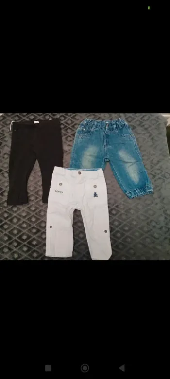 Lot pantalon garçon