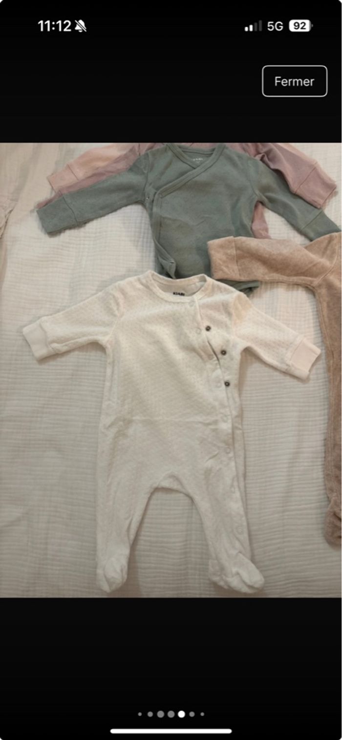 3 mois - lot pyjamas et bodies - photo numéro 6